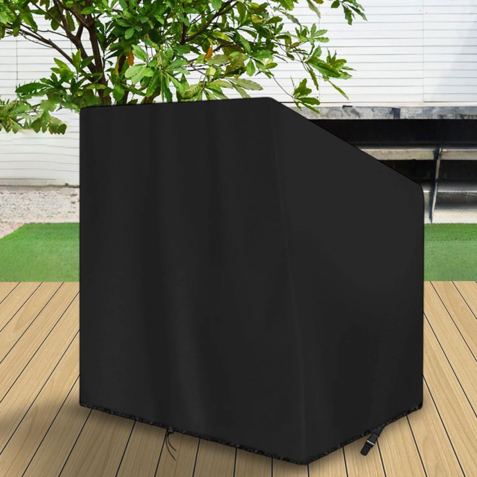 RichVibe Copertura impermeabile per casetta giochi all'aperto in tessuto Oxford 210D con coulisse inferiore per case da gioco Kidkraft e simili in legno