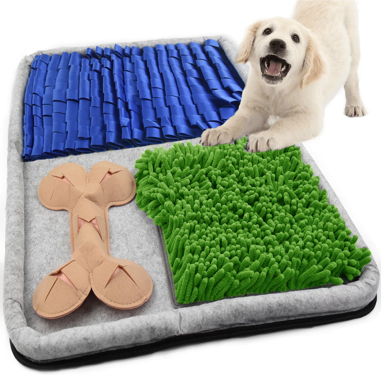 Alfombra Olfativa Perros - Juguetes Interactivos para Perros - Juguete estimulador con dispensador de premios