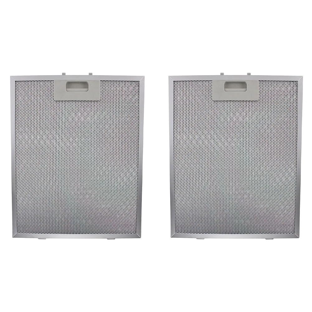 2x Range Hood Filter Replacement Ventilation Aluminium Aspirator for 26 * 32CM Metal Mesh Cooker Hood Grease Filter Kitchen Extractor