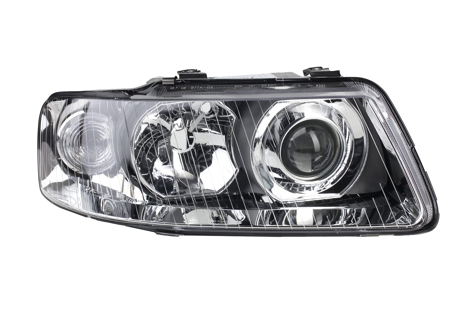 Johns, Juego de faros delanteros compatible con Audi A3 (8L) 09/00-05/03 H7/H1 Set izquierdo y derecho