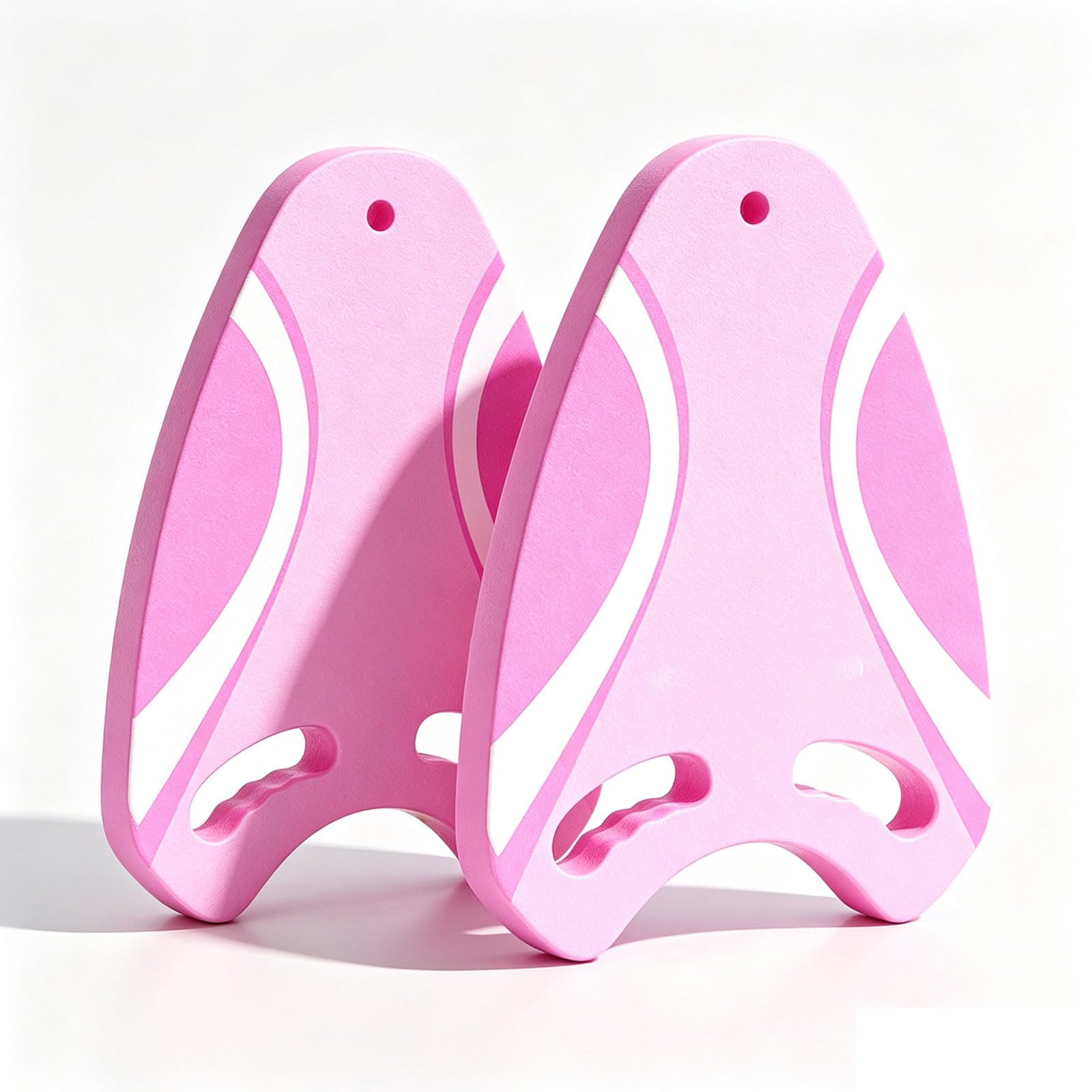 2 Pezzi Tavola da nuoto unisex Galleggiante di Nuoto in schiuma EVA Tavola Galleggiante Leggera con fori per le mani sicuri attrezzatura da allenamento per principianti ed esperti,piscina e mare