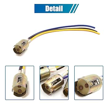 uxcell 3pcs 1157 LED Motorcycle Brake Stop Light Extension