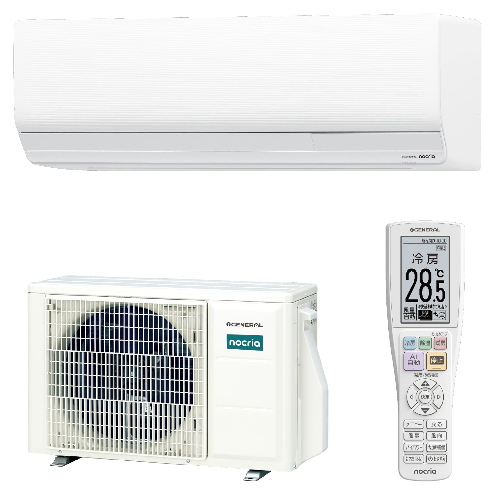 Amazon | ノクリア nocria エアコン 2026年 Zシリーズ AS-Z226T-W［主