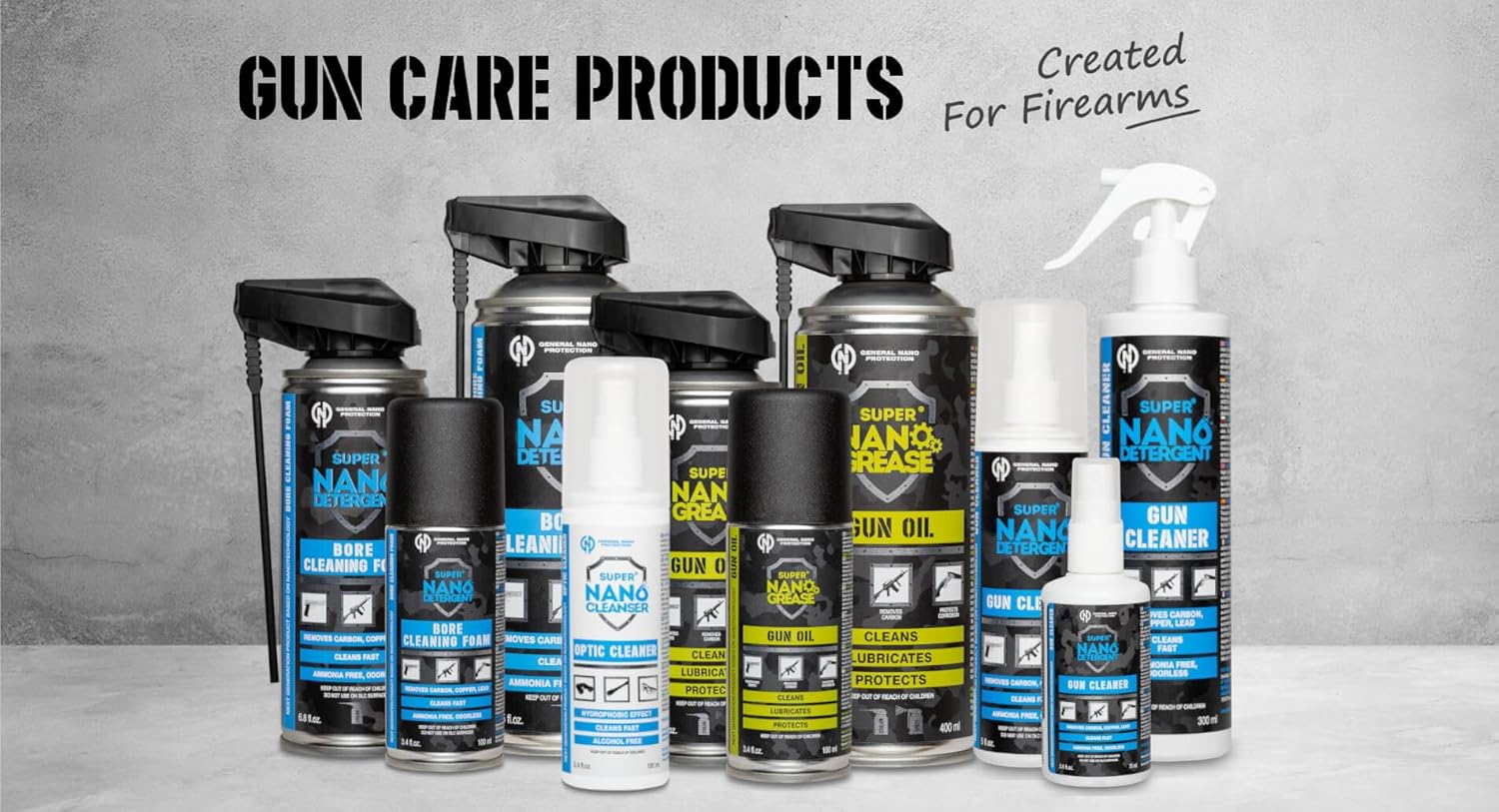Super Nano Bore Foam: Premium Bore Cleaning Foam for Firearms, Shotguns, and Rifles – Deep Cleansing Action, Removes Powder, Lead, and Copper Deposits, Maintains Barrel Integrity, Blue