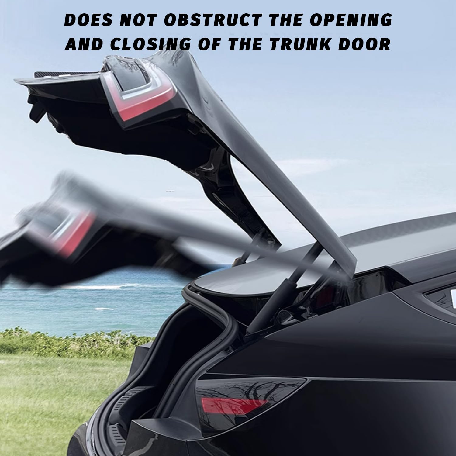 Arcoche Protector de Parachoques Trasero para Tesla Model 3 2025 2024 Highland Accesorios ABS Protector de umbral de Puerta del Maletero para Model 3 Hgihland Accesorios