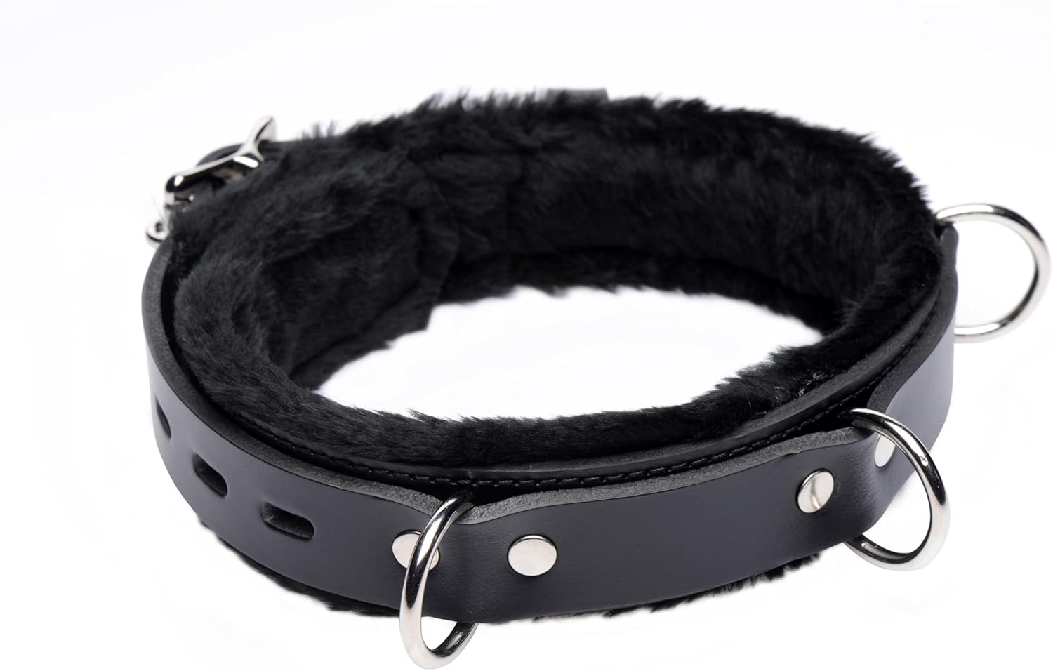 Strict Leather Fur Lined Collar