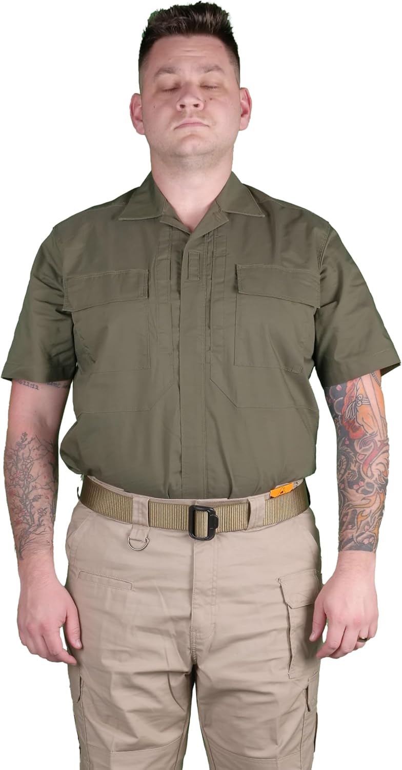 RYNO GEAR Tactical Poly Cotton RIP-Stop BDU Short Sleeve Shirt - Image 2