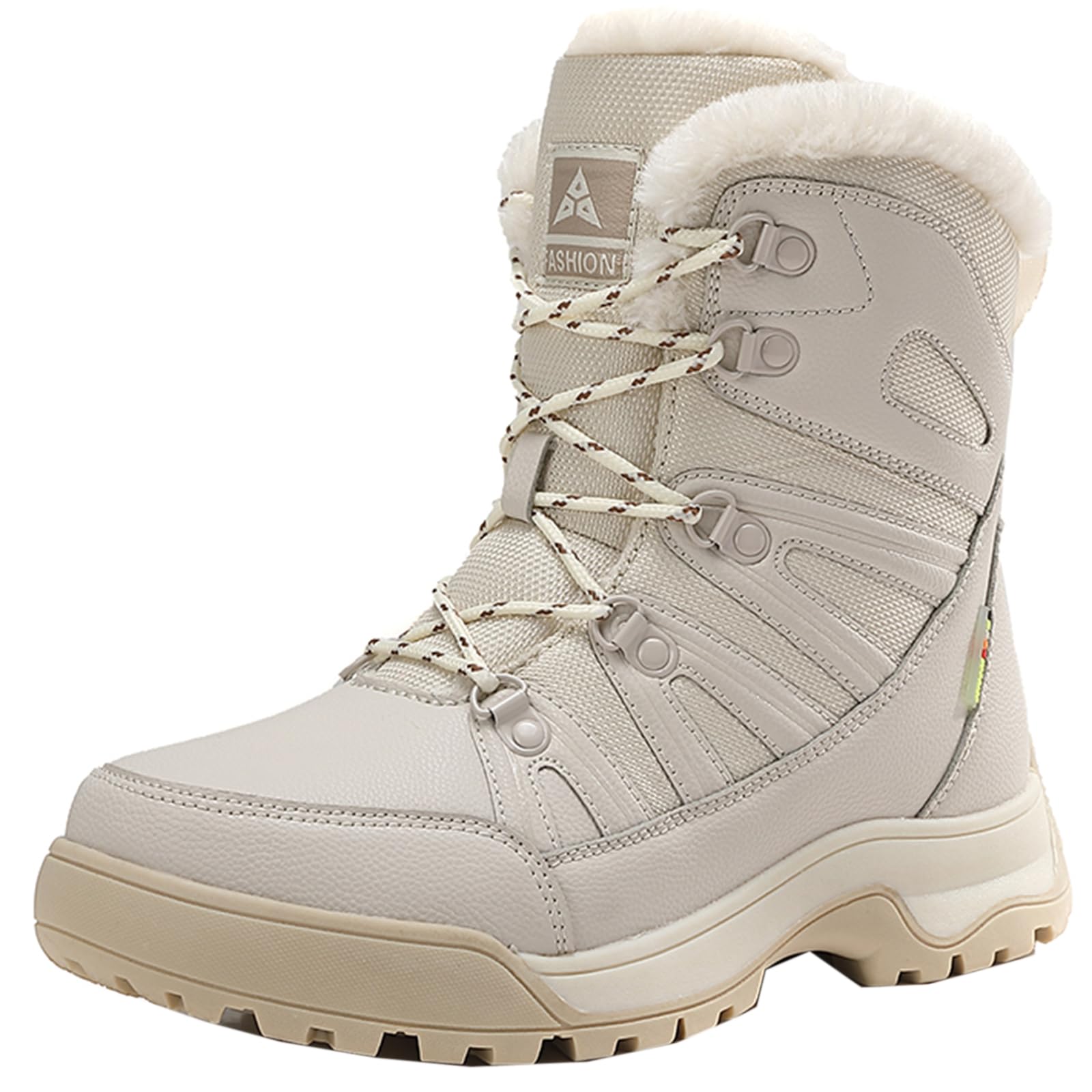 Botas de nieve para mujer, otoño e invierno, cálidas, para montañismo, senderismo, actividades al aire libre, entrenamiento