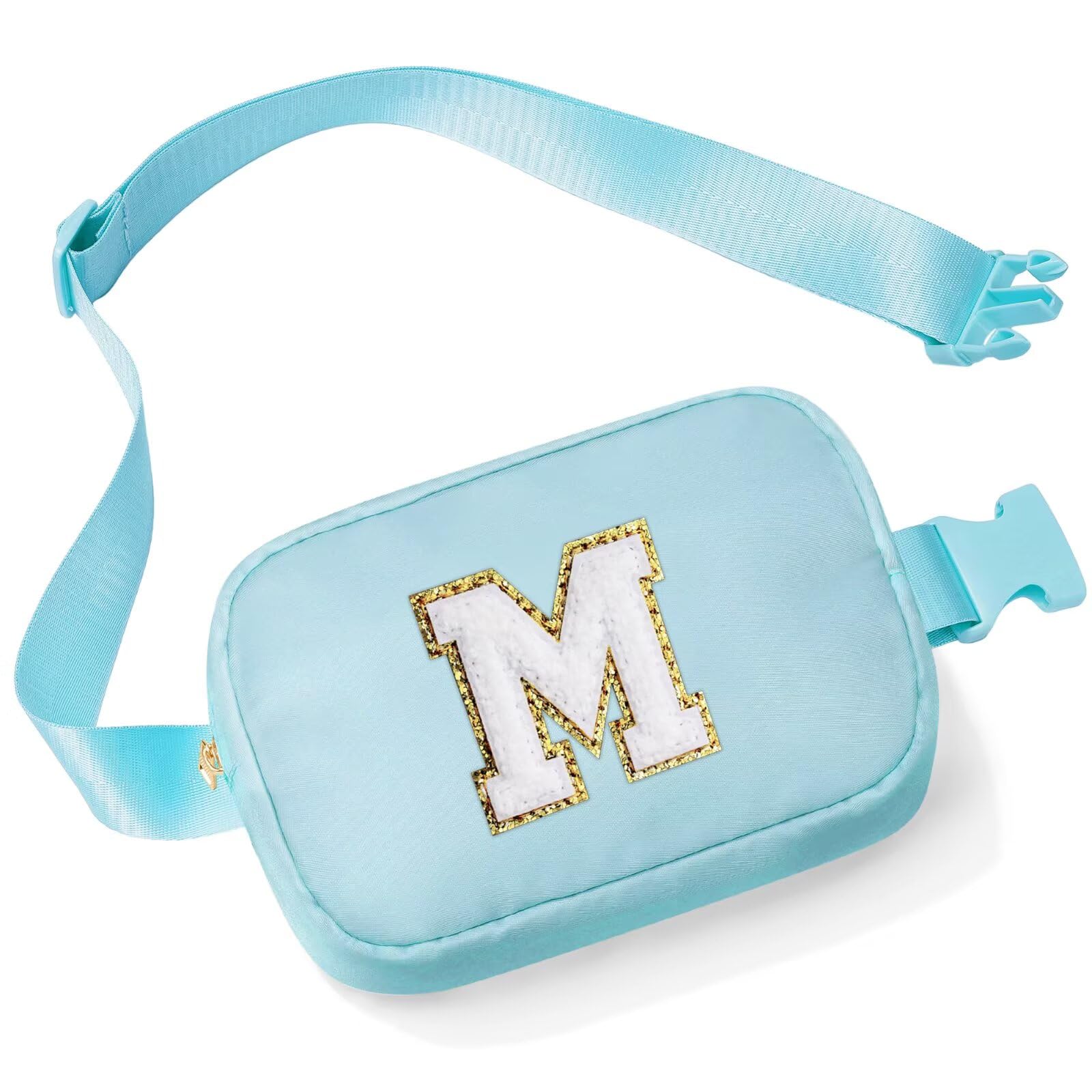 YOOLIFE Buchstaben Bauchtasche Kinder Mädchen Gürteltasche - Geschenk Mädchen 3 4 5 6 7 8 9 10 11 12 Jahre, Personalisiert Teenager Geschenke für Frauen Freund Schwester Mama