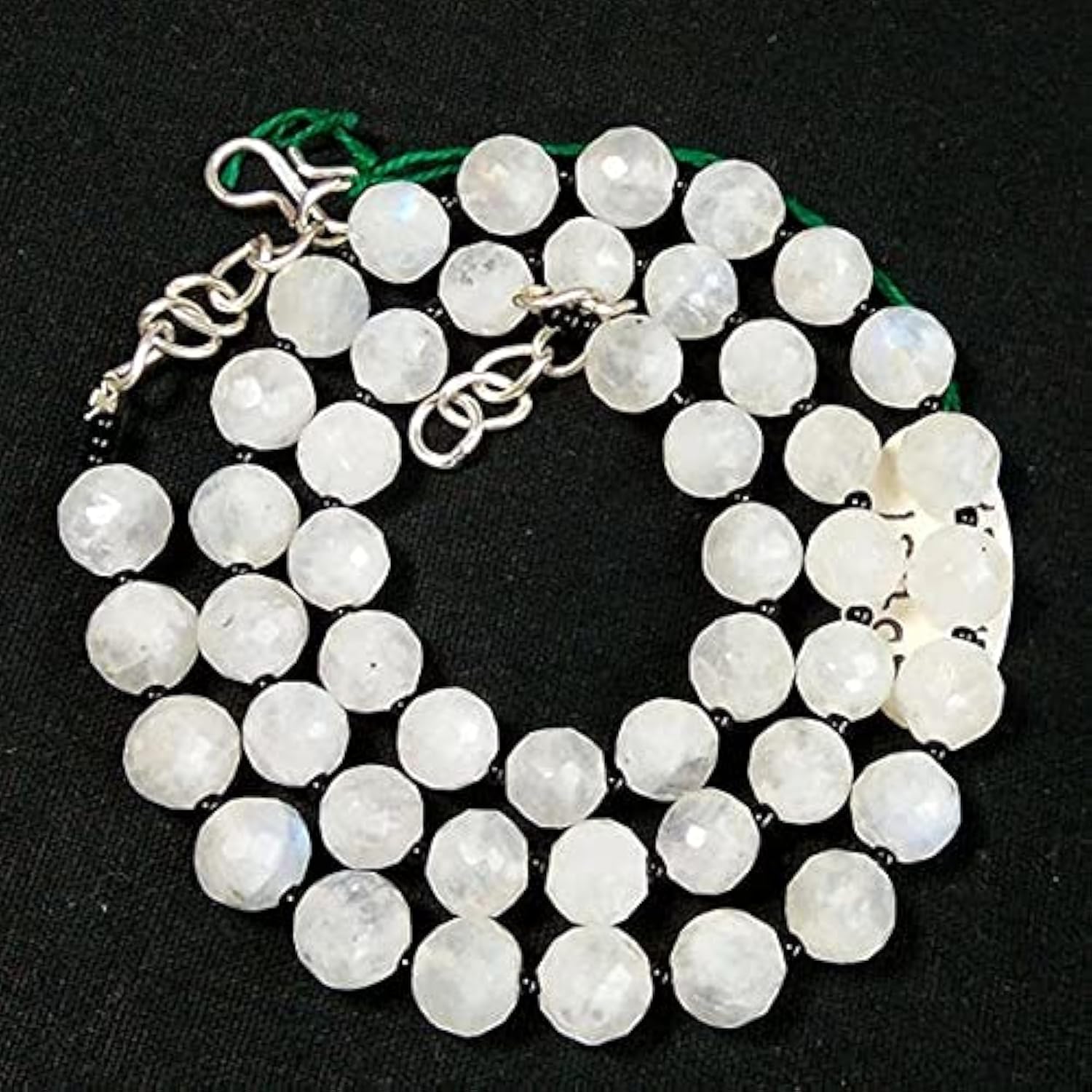 Pierre de lune arc-en-ciel facettée LKBEADS collier de perles 6-8 mm pour bijoux femme