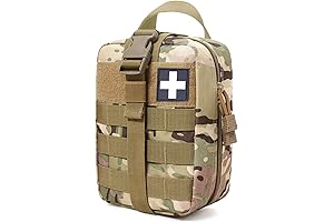 1000D Molle Rip Away IFAK Pouch for Military, Camping, Hiking, Travel