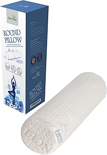 Comfort Memory Foam Neck Roll Pillow with Washable Cover
