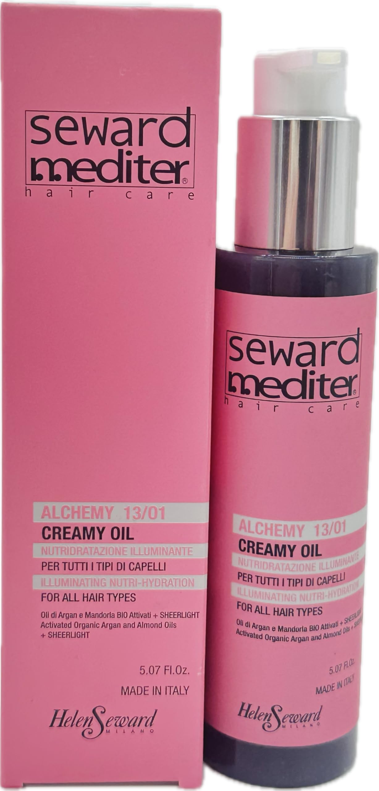 HELEN SEWARD Mediter Alchemy 13/O Creamy Oil Illuminating Nutri-Hydration Oil 5.07 Fl oz / 150ml, White