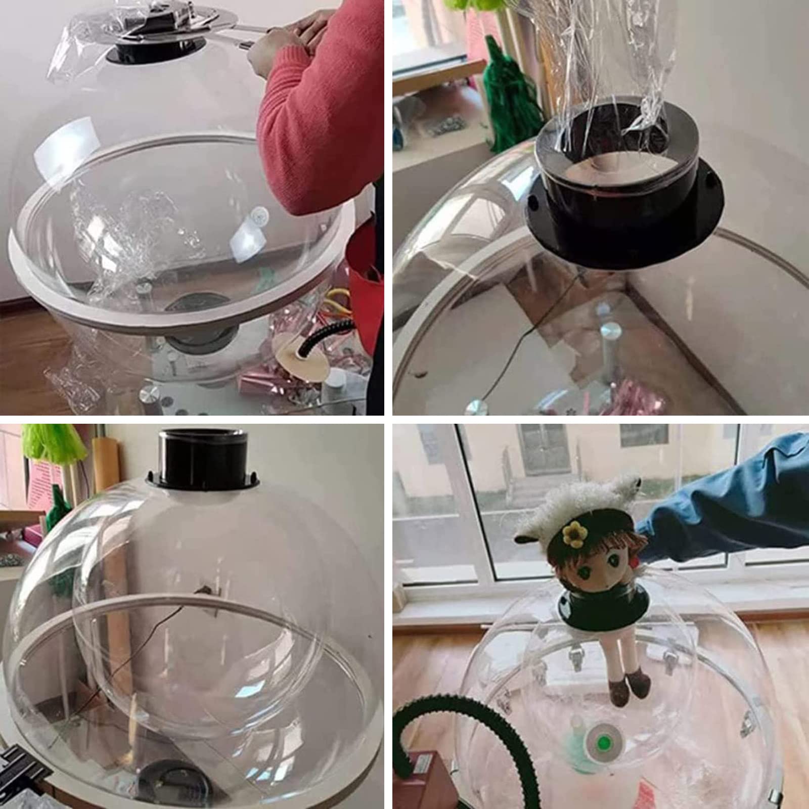 Maszyna do Nadziewania Balonów, z Zestawem Pompki do Balonów, Narzędzie do Nadziewania Balonów DIY, na Bukiet Róż Party Prezent Balony Wypełnianie Dekoracji