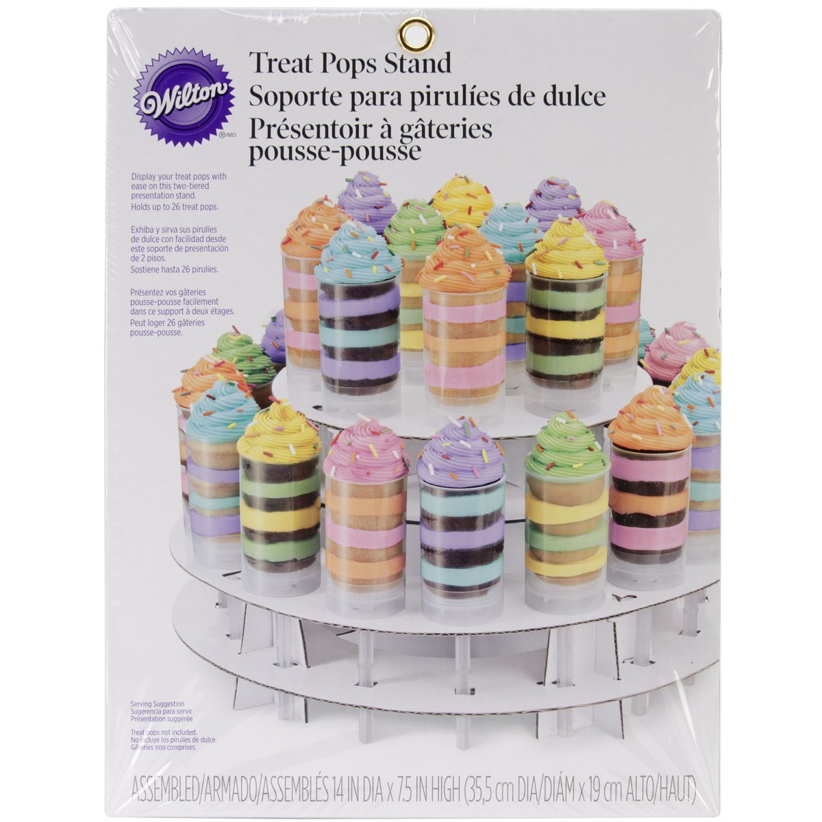 Présentoir à Cupcakes 3 étages Blanc - Wilton – Eugène Allard Cuisine