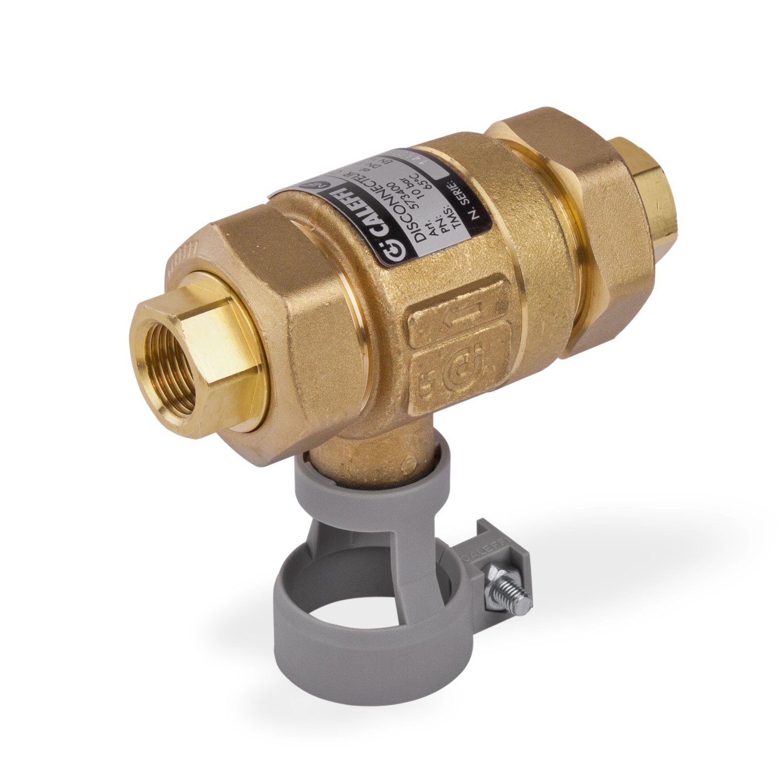 Caleffi 573400 Systemtrenner Typ CA 1/2 Zoll Rohrtrenner Sicherheitsventil Heizungsventil Druckbegrenzungsventil für Heizung
