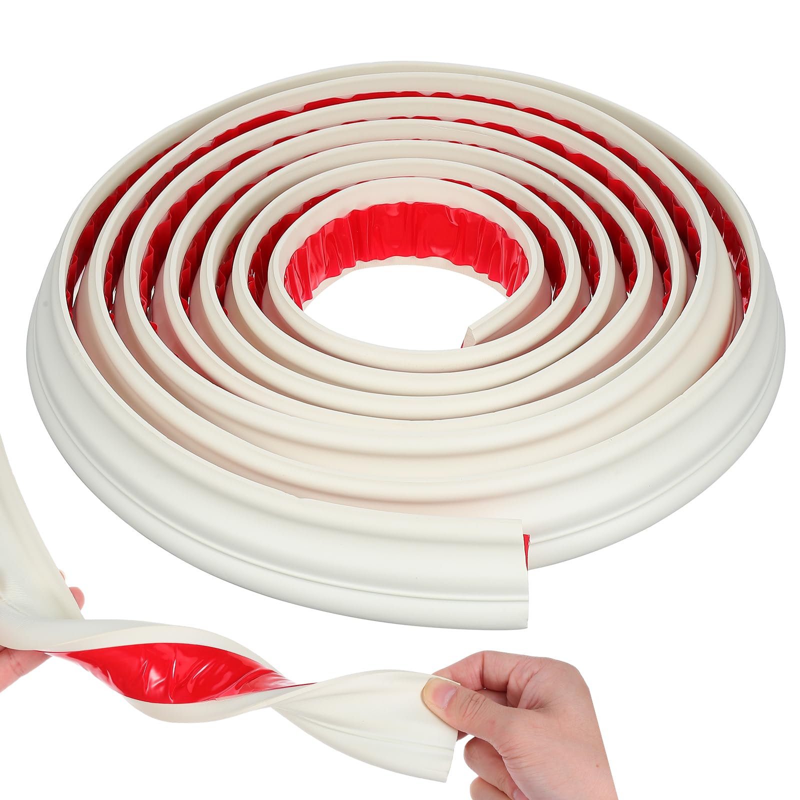 Wall Molding Trim Peel and Stick Rail, Self-Adhesive Panel Moulding Kit (1)