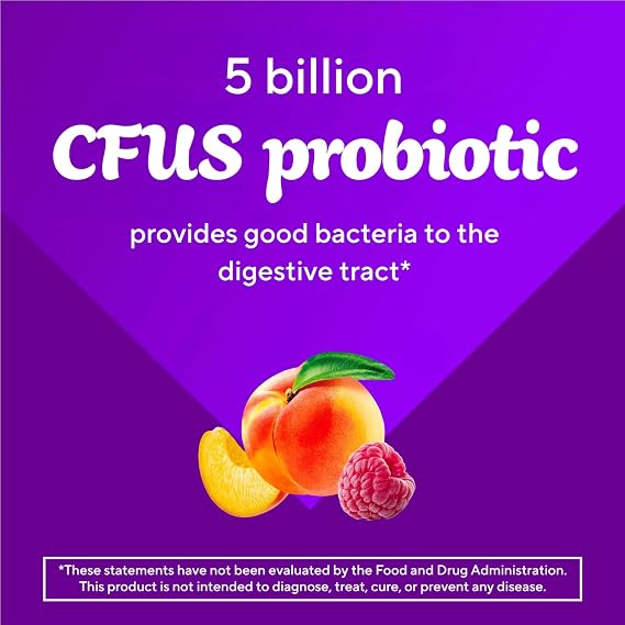 Vitafusion Probiotic Gummies | 5 Billion CFU Per 2 Gummies