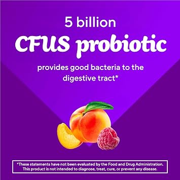 Vitafusion Probiotic Gummies | 5 Billion CFU Per 2 Gummies