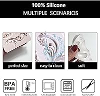 Vista 3 de Molde barroco para fondant, molde de silicona para decoración de pasteles de chocolate, para cumpleaños, boda, decoración de cupcakes, arcilla