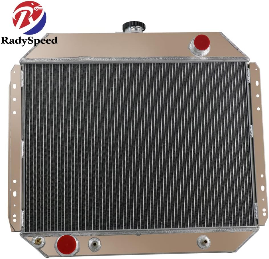Aluminum 3 Rows Radiator fit 1966-1979 Ford F-100 F-150 F-250 F-350 Bronco V8