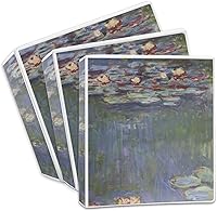 Vista 3 de Claude Monet Water Lilies - Carpeta con 3 anillas, 1 pulgada