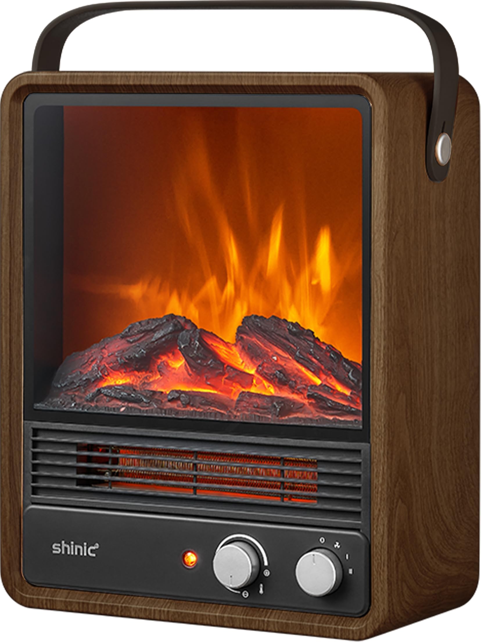 Electric Fireplace Heater, Fireplace Space Heater for