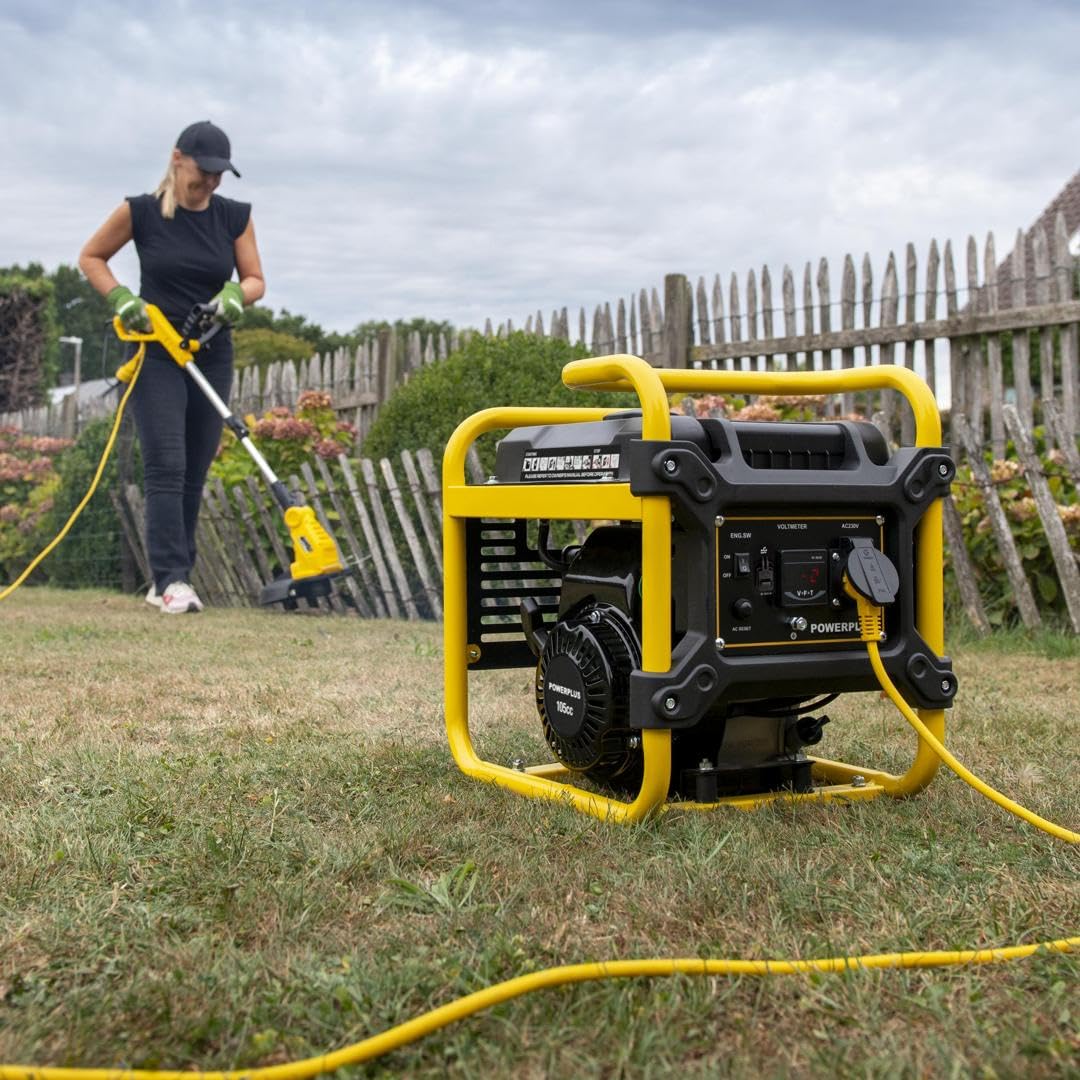 Powerplus Generator POWX5210 - Generador inversor, 1000 W, 270 min de corriente
