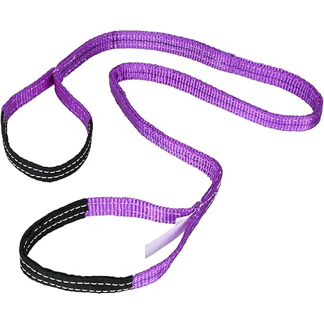 1" x 4' 2-Ply Heavy Duty Flat Eye Lift Sling Straps