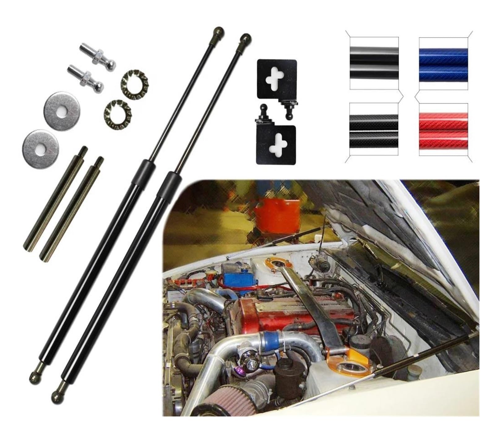 Amazon | ボンネットフードダンパー シルビア用S13用240SX用200SX用