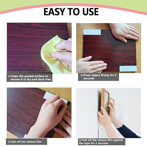 Miniatura 8 de 96 cintas de montaje de doble cara para paredes, tiras de cinta de póster y puntos para decoración del hogar, manualidades, suministros de fiesta de