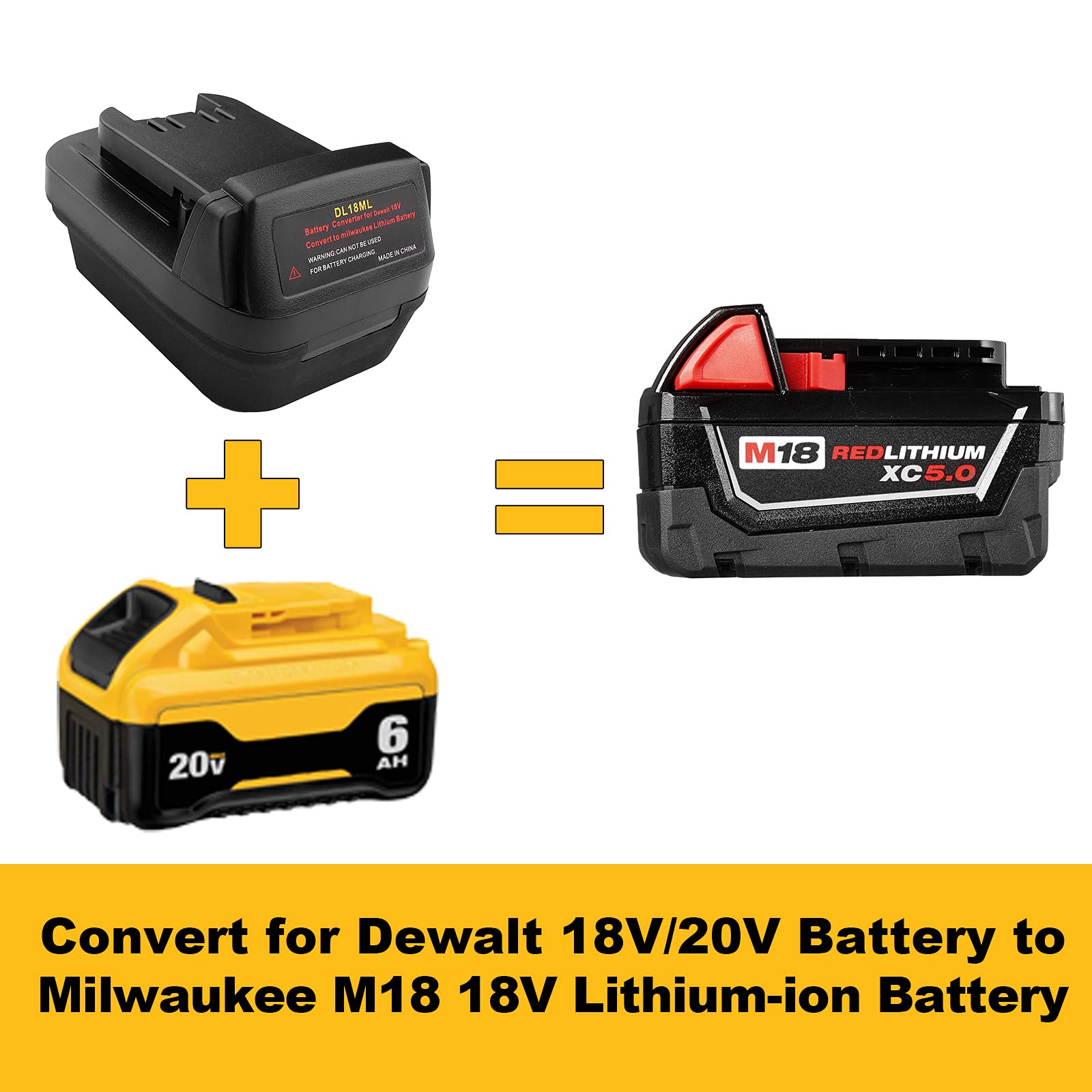 Dewalt 18V/20V Max Battery Adapter 