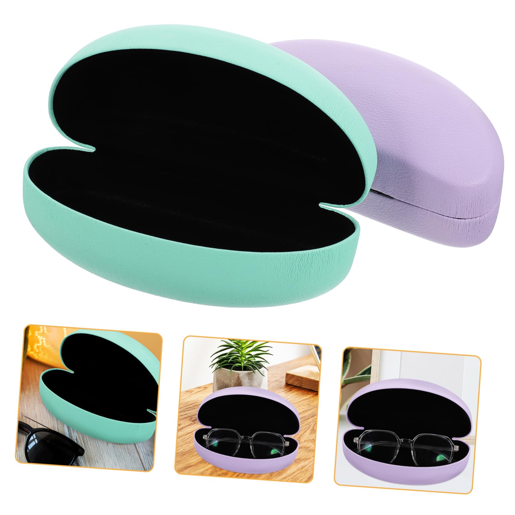 Veemoon Estuche Para Gafas De Sol Viajar Estuche De Anteojos Estuche Para Gafas De Carcasa Dura. Estuche Para Anteojos Lentes Caso Estuche De Gafas Duro Pu