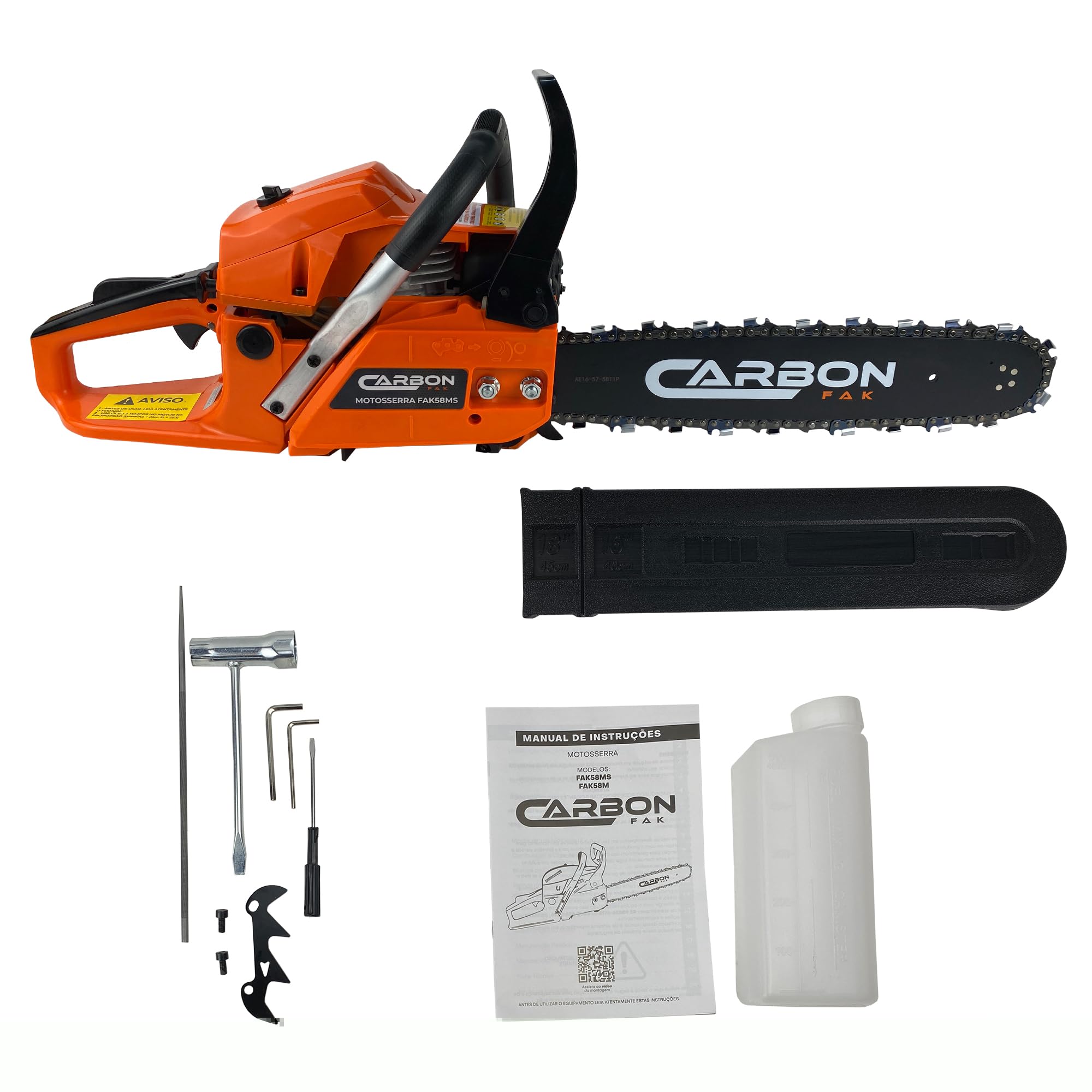 Motosserra 58cc 3,4HP Gasolina Sabre 16