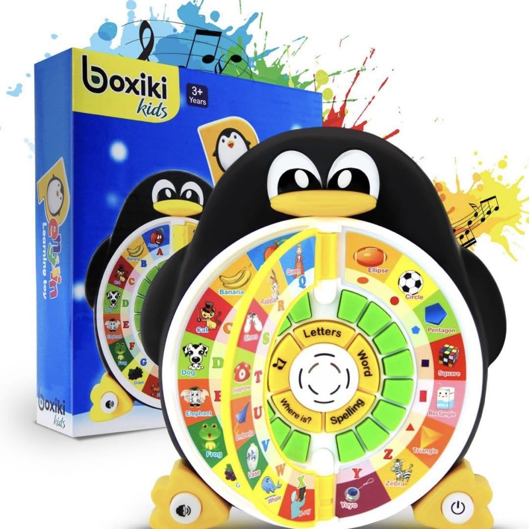 Amazon.co.jp: 513！Boxikiキッズ電子学習ゲームとペンギンABC学習教育 