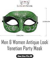 Vista 79 de Máscara de mascarada para hombre, máscara de aspecto antiguo para Halloween, fiesta veneciana, fiesta de máscaras y baile de máscaras