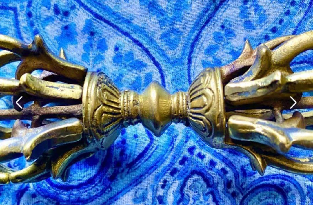 金運爆上げ！厄除！日本にない巨大！縦15cm ！九鈷杵 特別祈祷済み