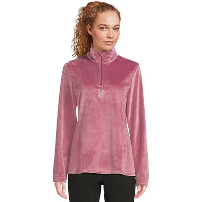 Spyder Shimmer Bug 1/2 Zip acai
