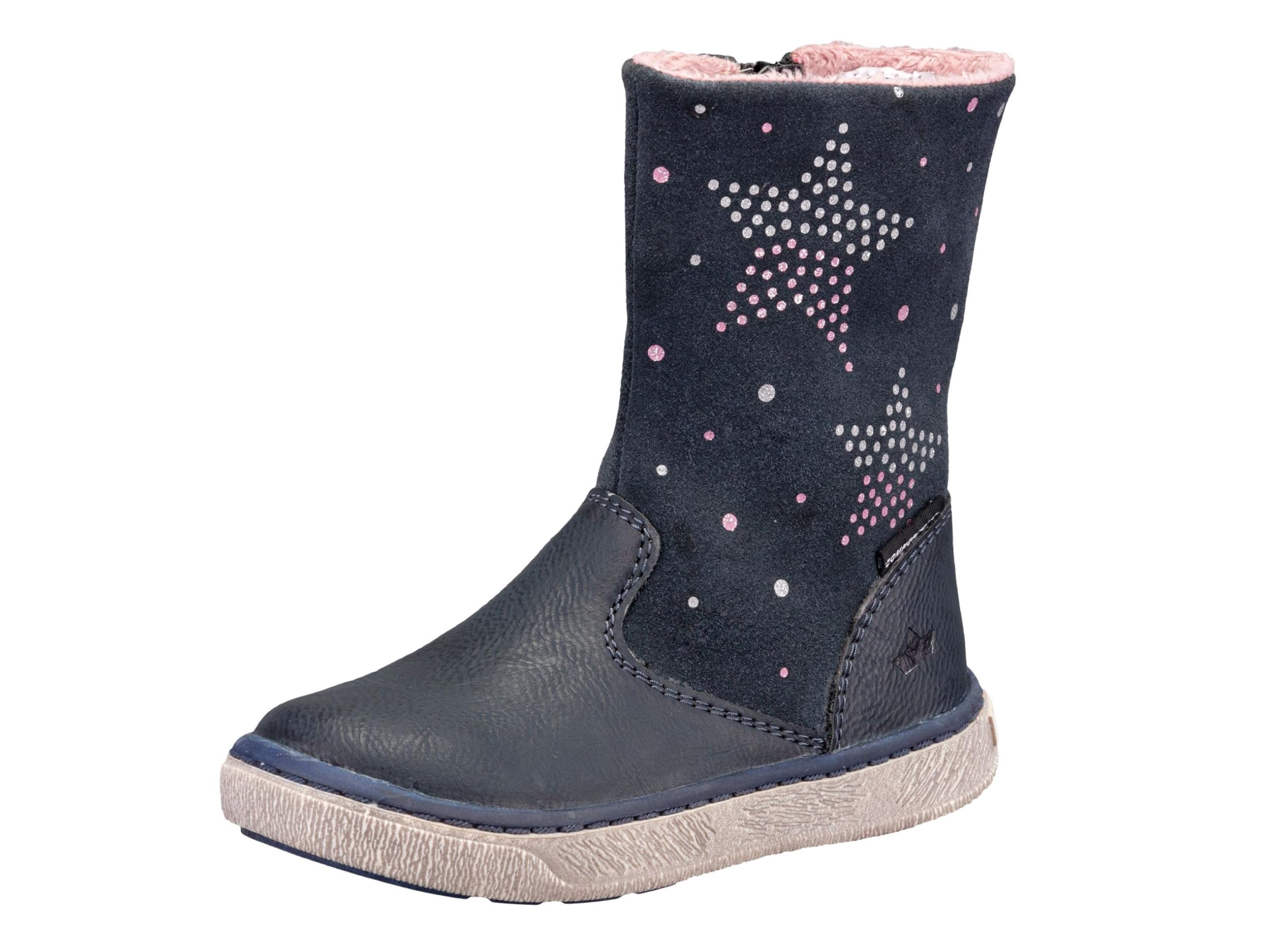 Lico Anjana Fashion Boot, Navy Pink, 1 UK Child