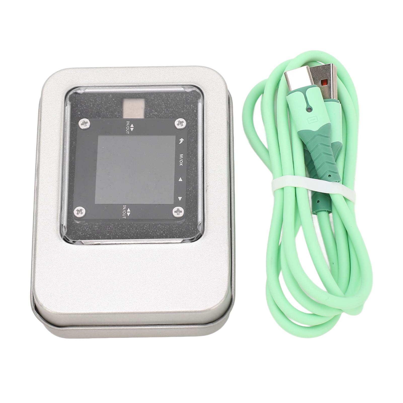 Socobeta Typ-C-Tester, Digitaler Leistungsmesser mit Vollfarb-IPS-Display für QC PD-Schnellladung, Premium-ABS-Design, Ideal für Technikbegeisterte, 1 Einheit