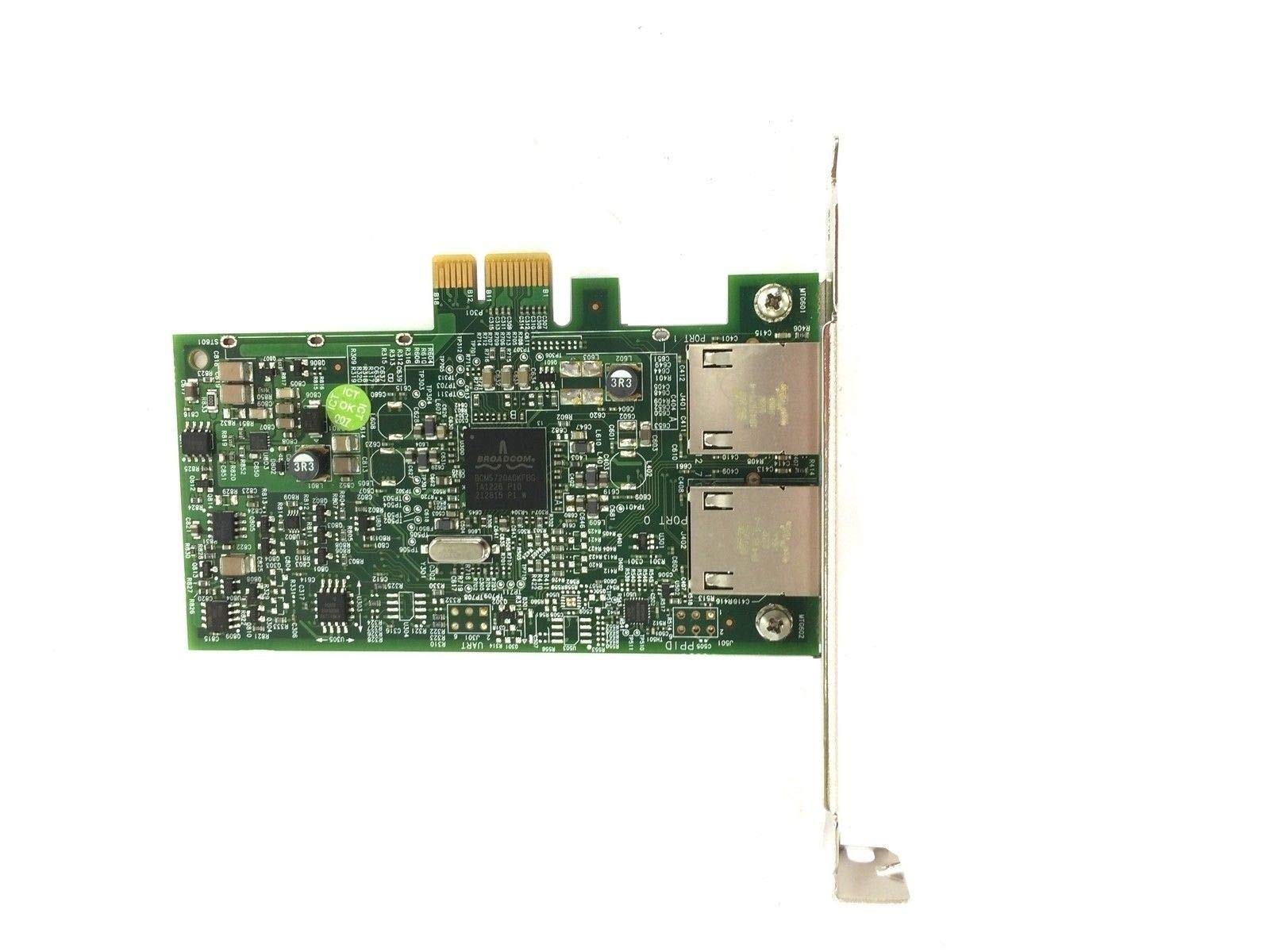 DELL 540-BBGW Netzwerkkarte und Adapter - Netzwerk-Zubehör (Grün, Server, Verkabelt, 10/100/1000BaseT(X), Broadcom BCM5720, PCI-E)