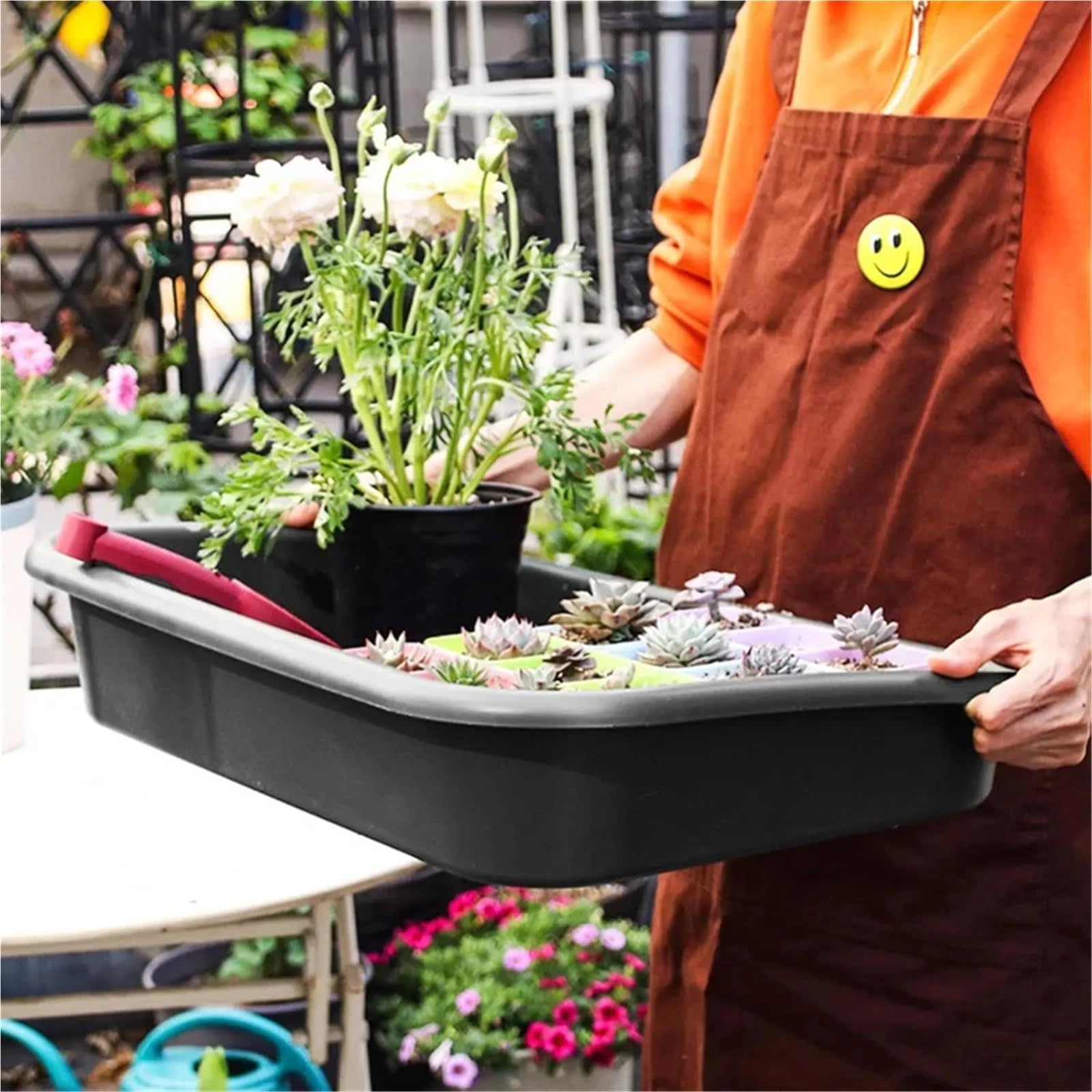 2pcs Garden Tidy Potted Tray para Plantas