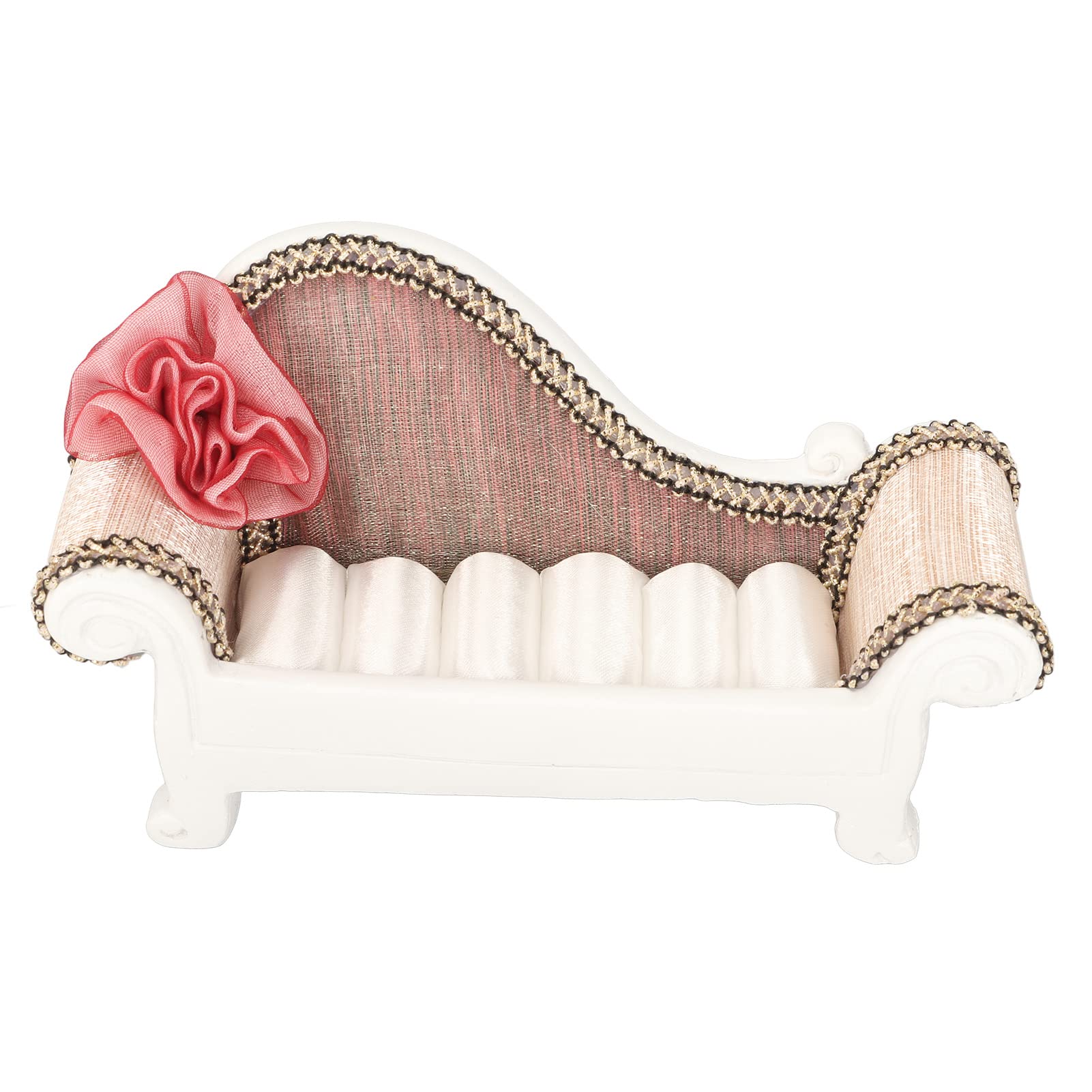 Estante para joyas, soporte para anillos de moda, estante para anillos con forma de sofá, organizador de aretes, estante para almacenamiento de joyas, estuche para anillos, soporte de exhibición