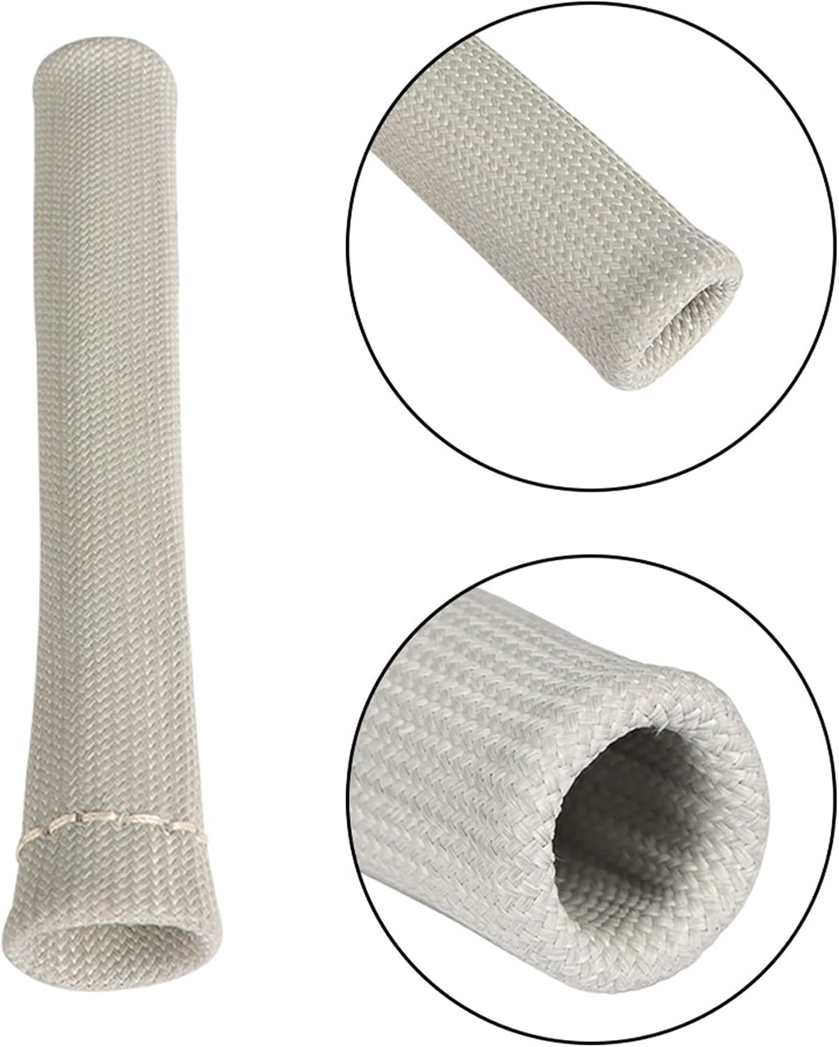 Spark Plug Wire Heat Shield Boot Protector Resistant 1200° Spark Heat Sleeve for 289 327 454 502 Gray 8 Pcs