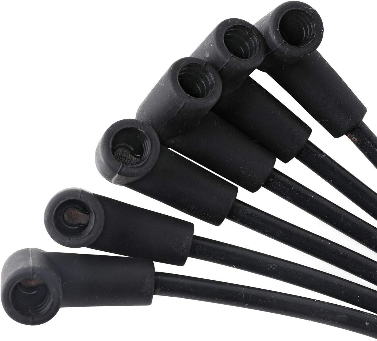 7mm Ignition Spark Plug Wires (6PC Set) for 2000-2005 Chevy Impala for 1999-2008 Pontiac Grand Prix for 2005-2009 Buick Lacrosse V6 3.8L