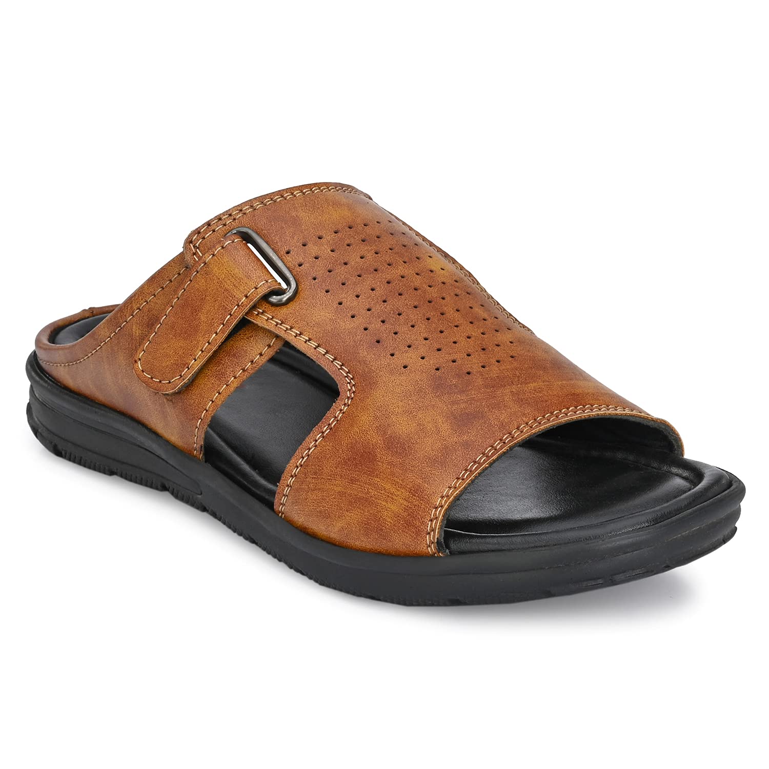 See full amazon price history chart for AZZARO BLACK Mens Synthetic Leather Velcro Light Weight Sandals (tan,size:-9) AZZARO BLACK Mens Synthetic Leather Velcro Light Weight Sandals (tan,size:-9) (B09VL7TWLF) Amazon Price History, Amazon Price Tracker