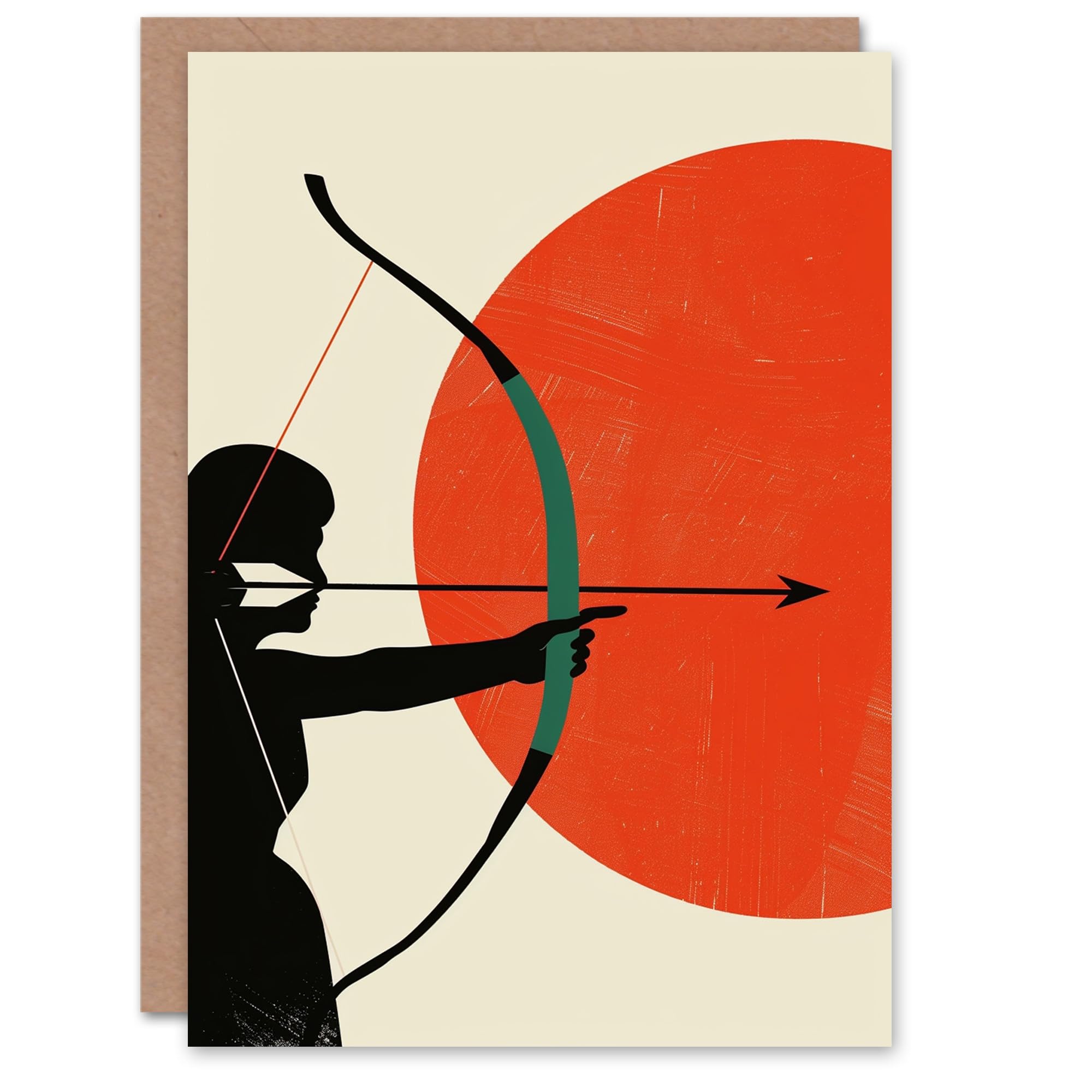 Artery8 Sagittarius Sun Archer Astrology Zodiac Sign Blank For Him Or Her Art Birthday Card