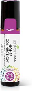 Plant Therapy Chakra 7 Higher Connection (Crown Chakra) Essential Oil Blend Pre-Diluted Roll-On 10 mL (1/3 oz) 100% Pure, Natural Aromatherapy