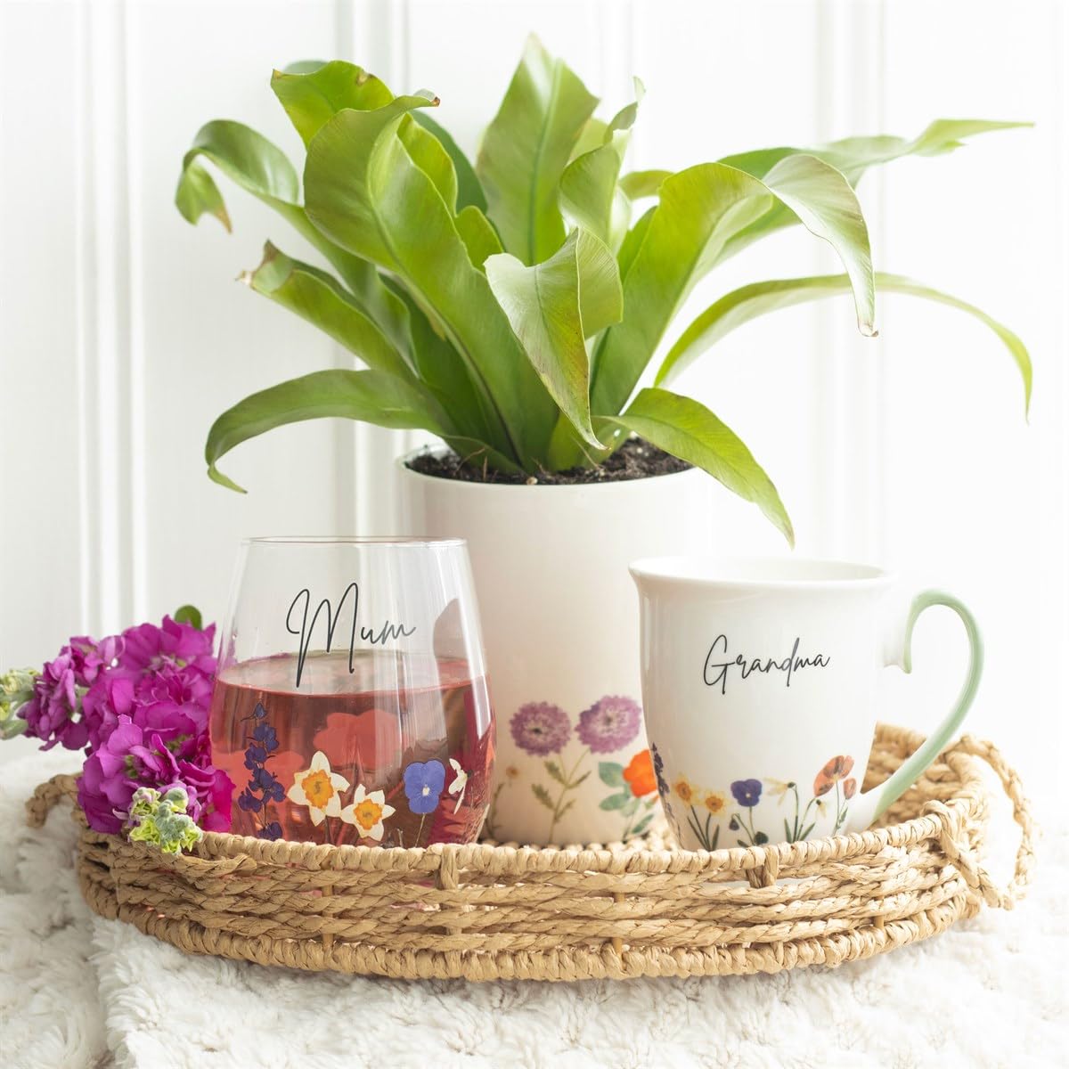 Zale Yardley Plant Pots, “Wild Flower Plant Pot” House Fake Flower Pot, Terracotta Plants Pots - Image 3