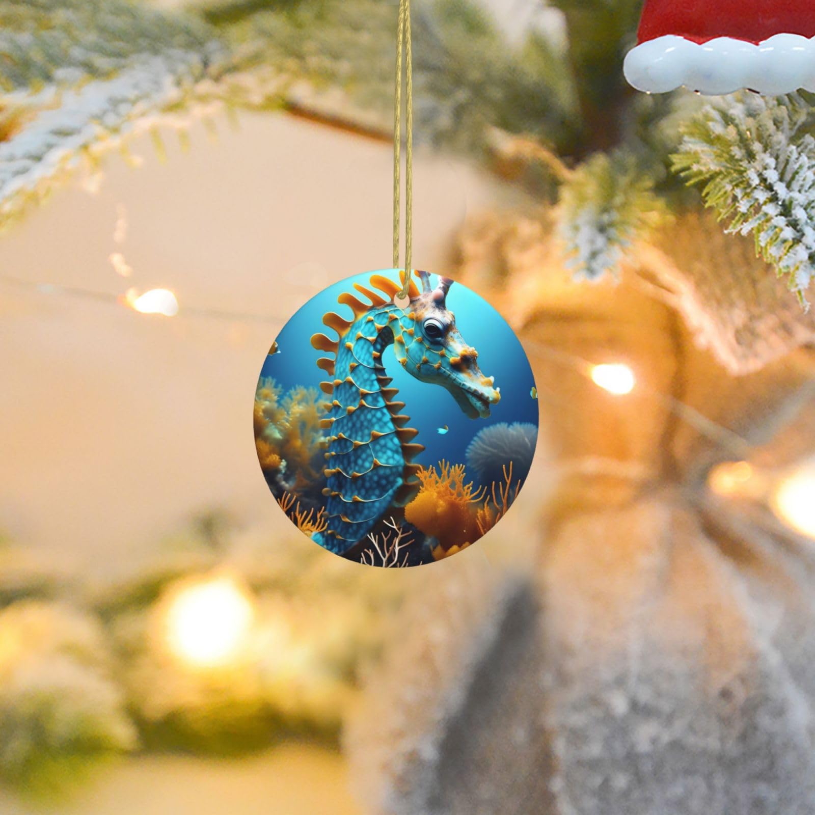 Amazon.co.jp: CHRYSM ブルータツノオトシゴセラミックハンギング